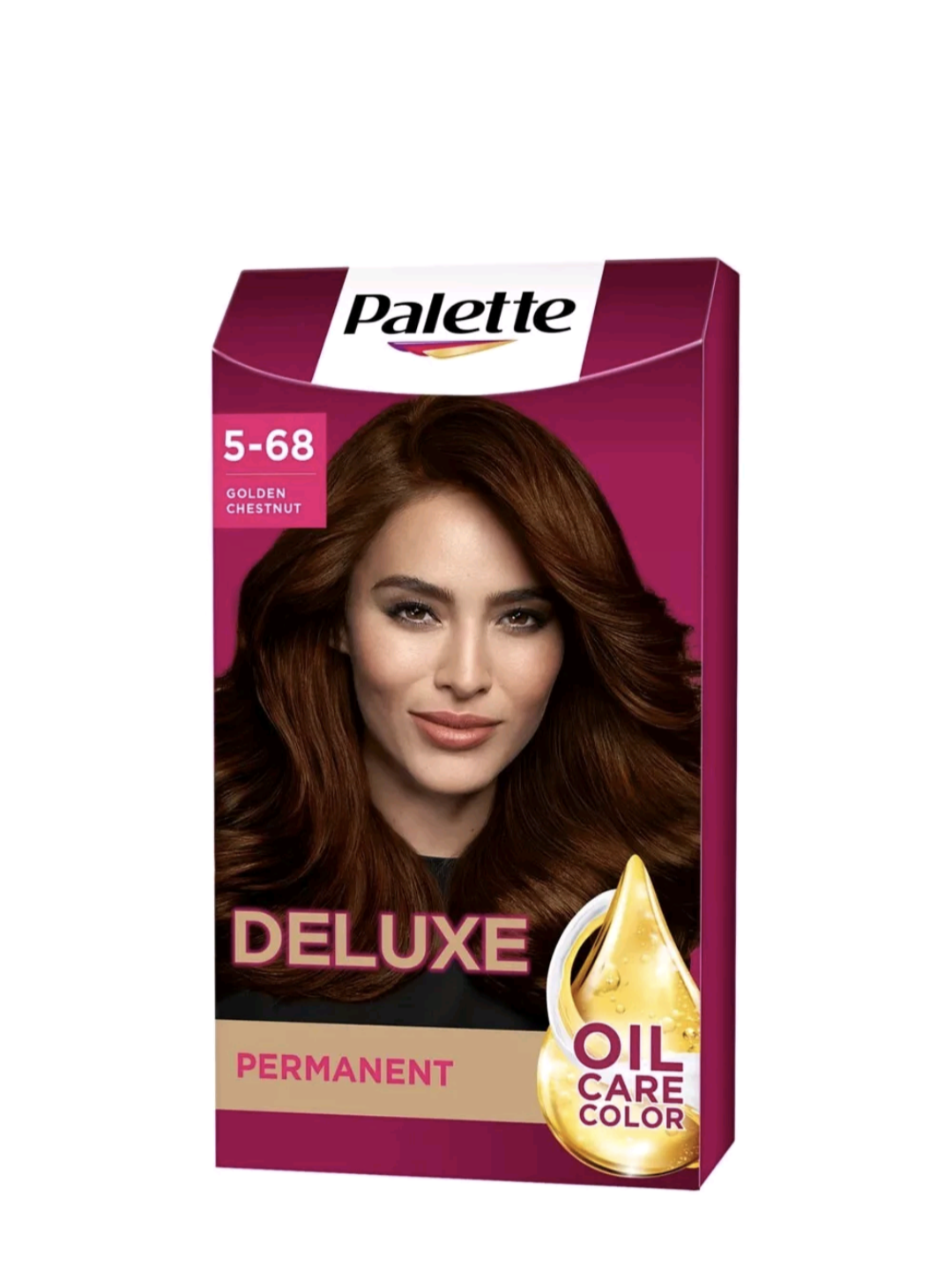 Palette Deluxe Permanent Hair Dye Golden Chestnut 5-68 - 100% Grey Coverage