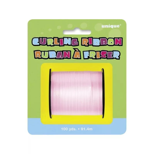 Unique Party 100 Yards Ribbon Roll - Pastel Pink