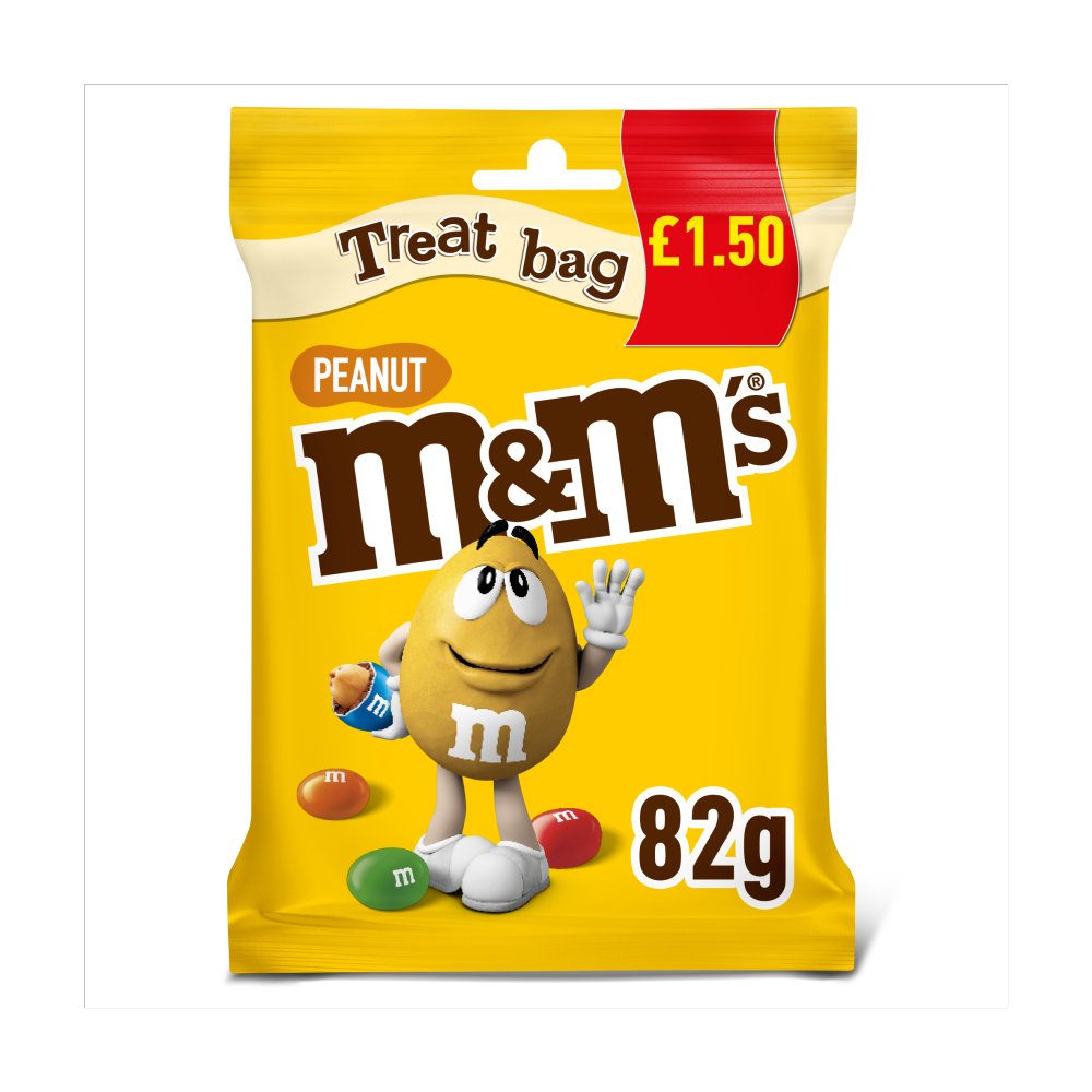 M&M's Crunchy Peanut & Milk Chocolate Bites Treat Bag £1.50 PMP 82g