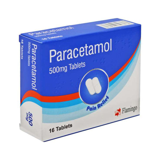 Flamingo Paracetamol (500mg)16 Tablets (Caplets)