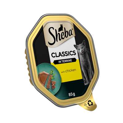 SHEBA CLASSICS IN TERRINE WITH CHICKEN 85g
