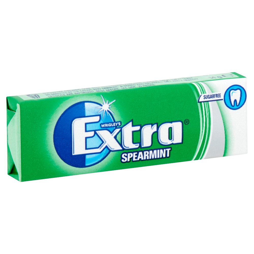 Extra Chewing Gum Sugar Free Spearmint x10 Pieces
