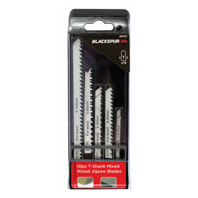 LOT DE 10 LAMES DE SCIE SAUTEUSE POUR BOIS AVEC TIGE EN T