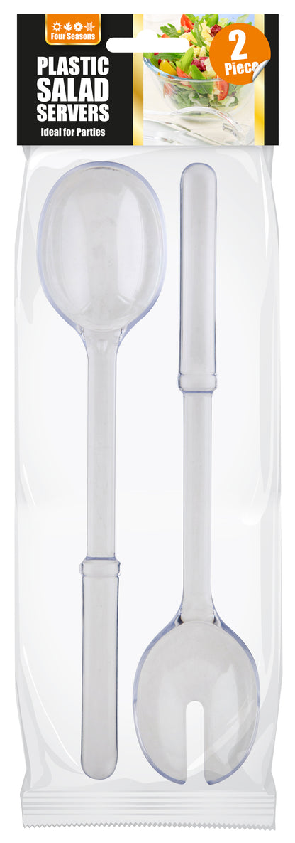 2pcs salad server set (spoon / fork)