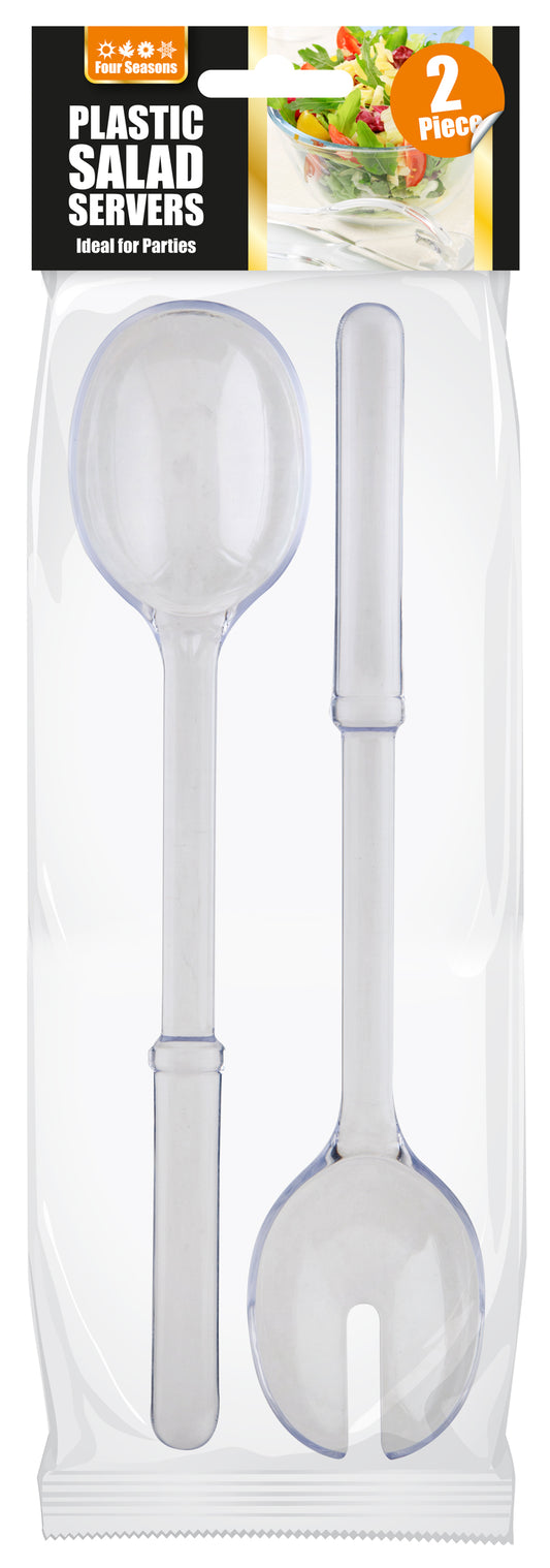 2pcs salad server set (spoon / fork)