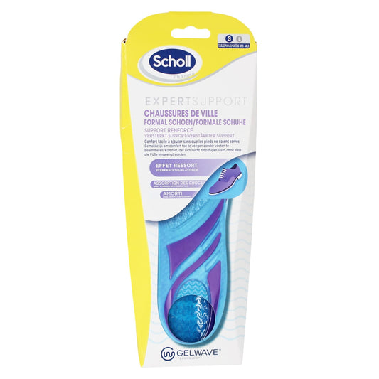 Scholl Expert-Support Formal Wear Insoles Size Small (35.5-40.5)