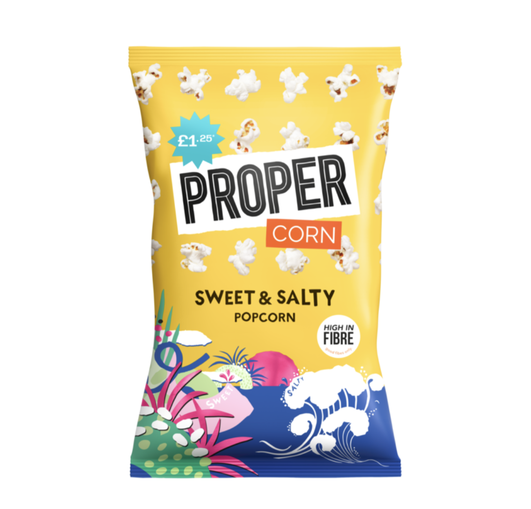 Propercorn Crisps Sucré-Salé Vegan Sans Gluten 60g Lots PMP - Assaisonnement Naturel