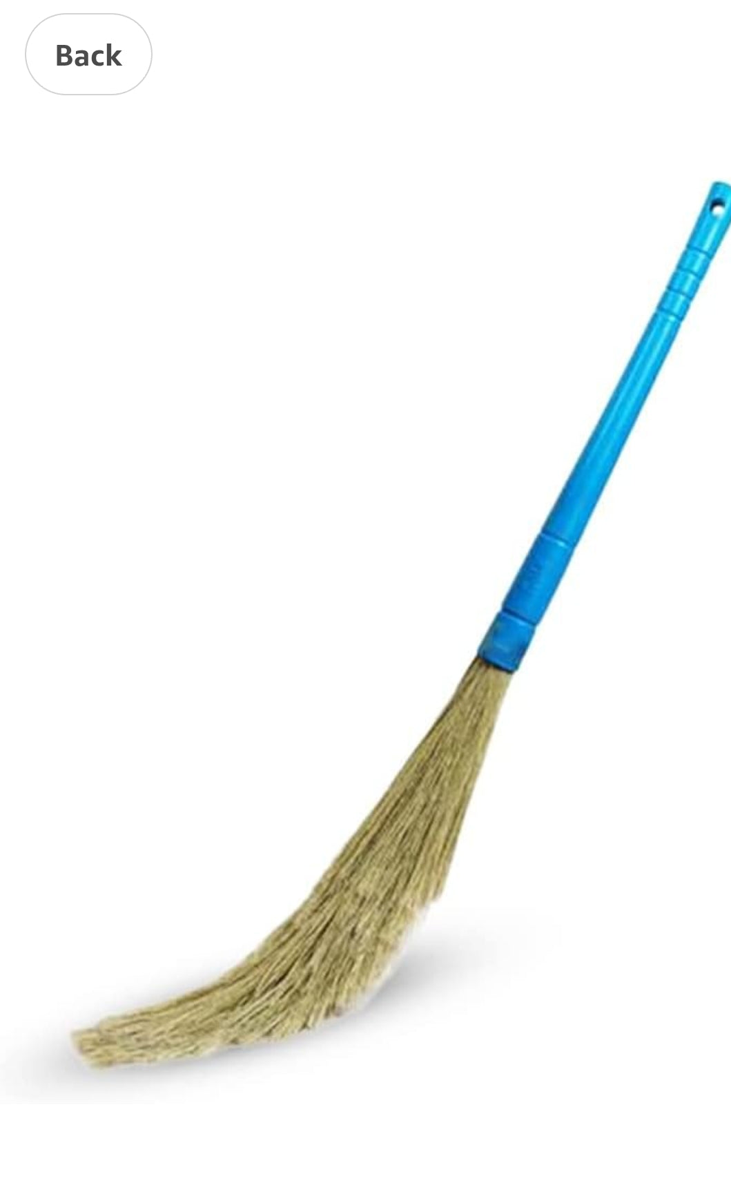 Balayette en plastique Topaz - Balai traditionnel indien pour le nettoyage domestique (Jhadu) - Lavable