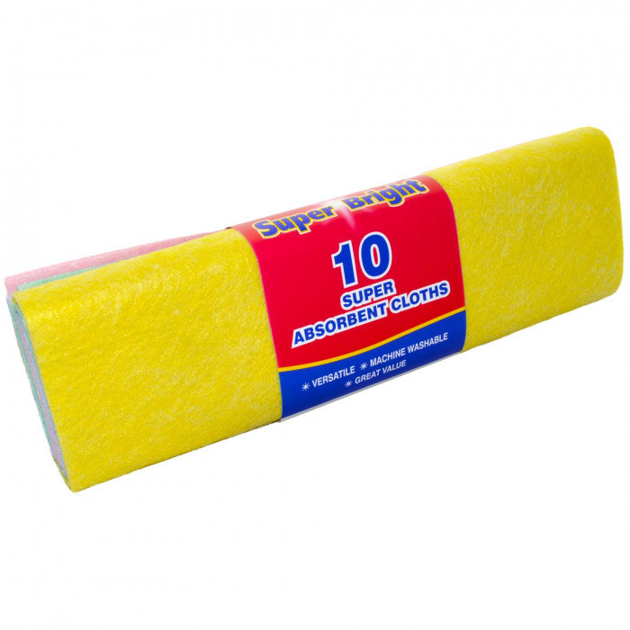 Chiffon absorbant SuperBright - Lot de 10