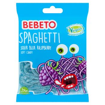 Bebeto Spaghetti Bonbons Acidulés Framboise Bleue 70g