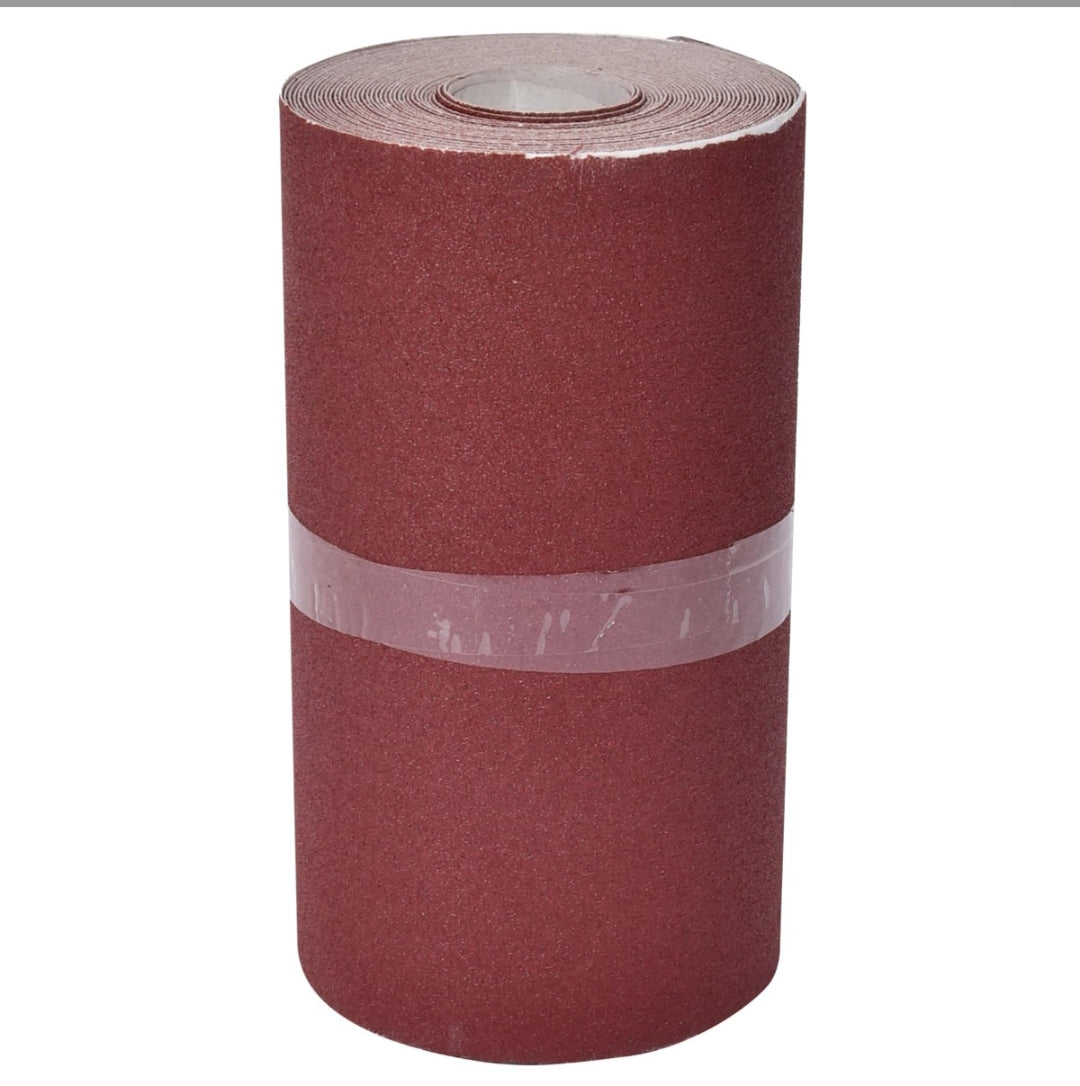 Rouleau de ponçage en oxyde d'aluminium Amtech P120 (grain moyen) (115 mm x 500 cm)