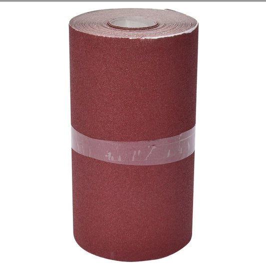 Amtech P120 grit (medium fine) aluminium oxide sanding roll (115mm x 500cm)