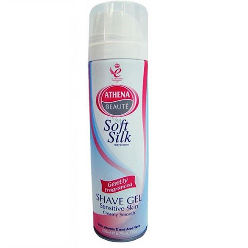 Athena Beauté Gel de Rasage Doux Soie Peaux Sensibles 200ml