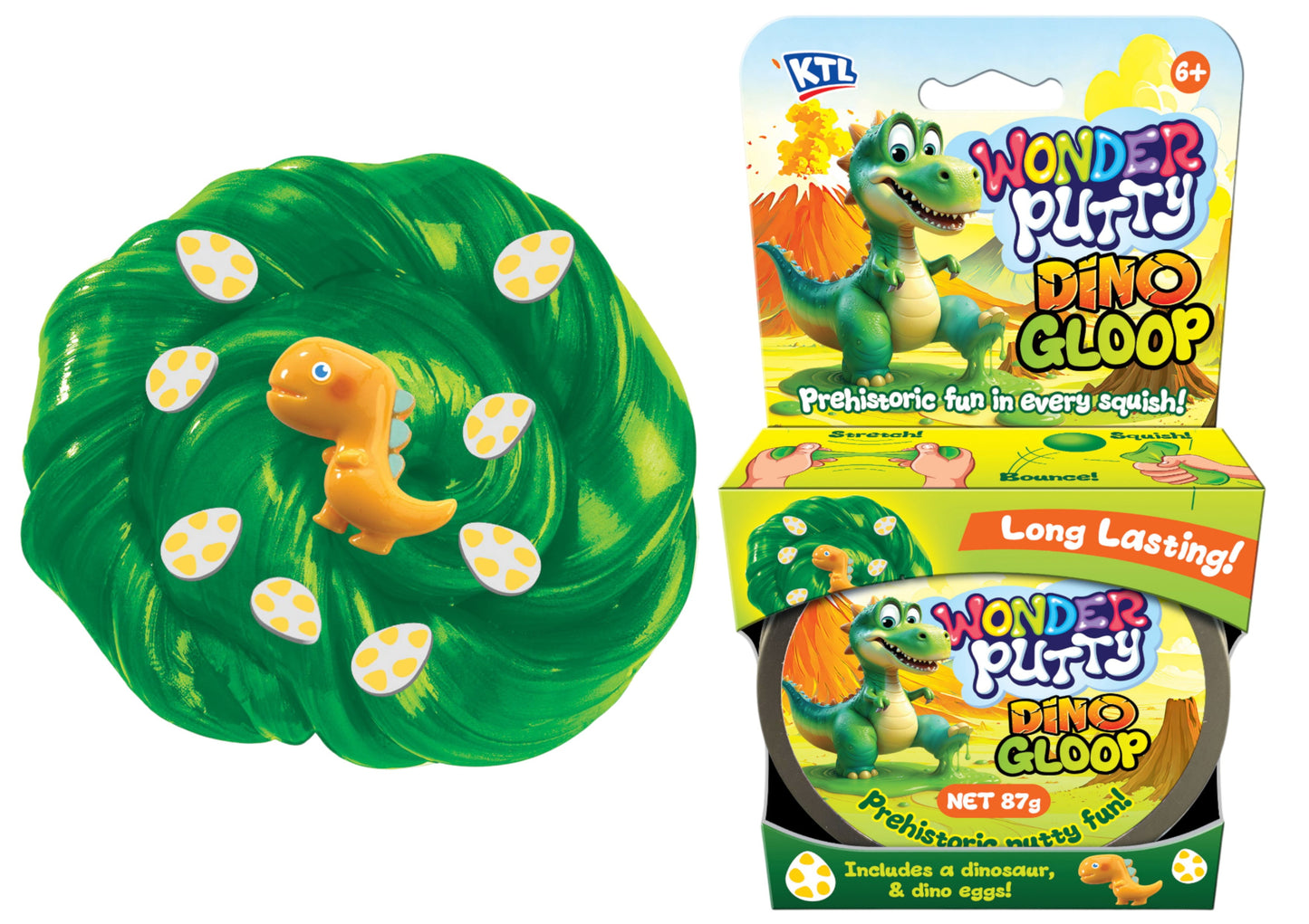 Wonder Putty Dino Glop 87g