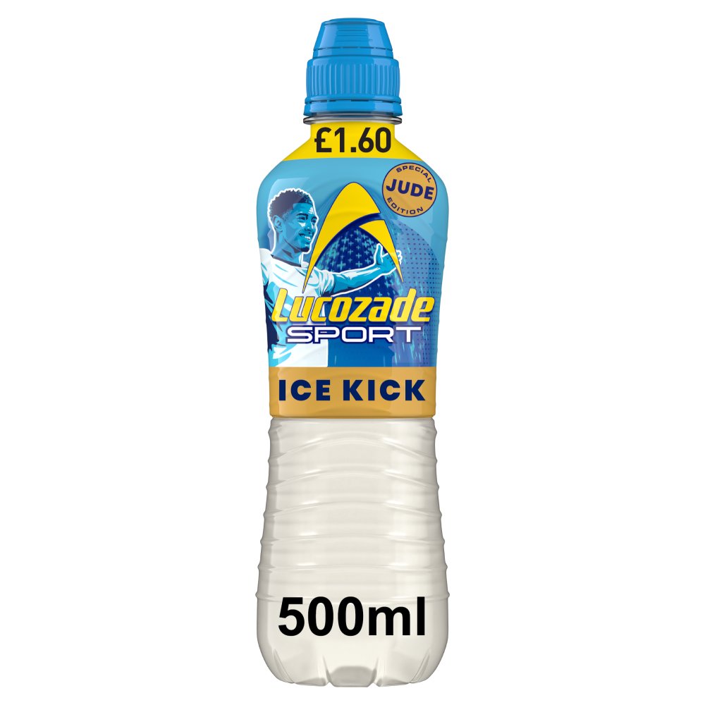 Boisson pour le sport Lucozade Saveur coup de froid Édition Jude Bellingham 500ml