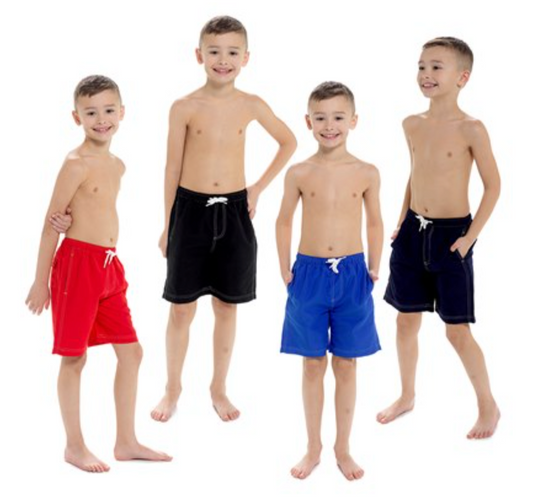 Boys Contrast Thread Detail Swimshort 12/13Yrs 152-158cm Assorted colors