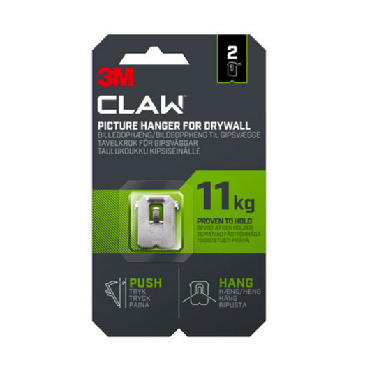 Attache-tableau pour cloisons sèches 3M CLAW 11 kg, paquet de 2, 3PH11-2UKN