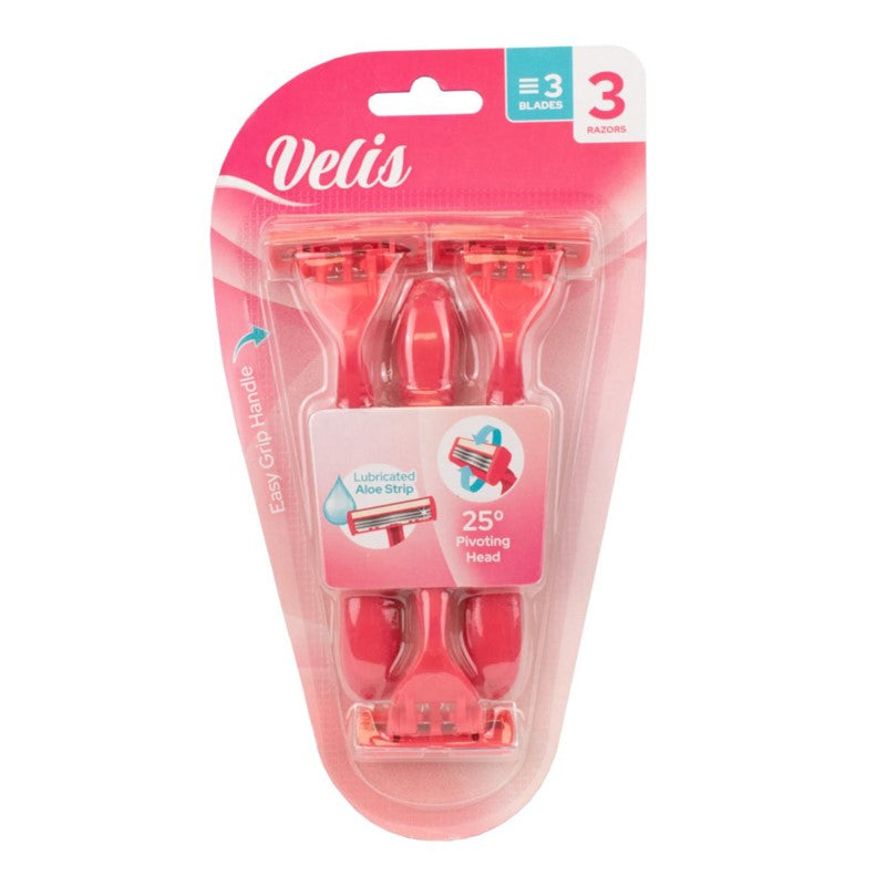 Velis Ladies Triple Blade Ultra Razors 3pk