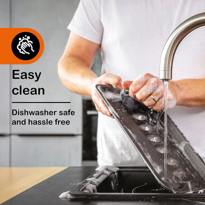 Sizzll Non Stick Pewter Sausage Tray