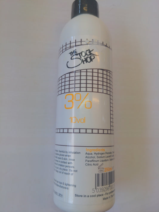 3% 10vol Cream Hydrogen peroxide 250ml