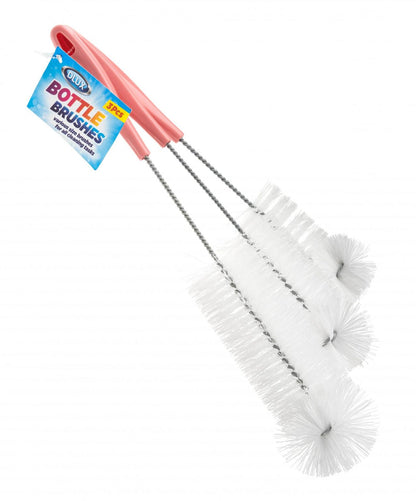Dlux 3PK Bottle Brushes (1L,1/2L, 1/4L)