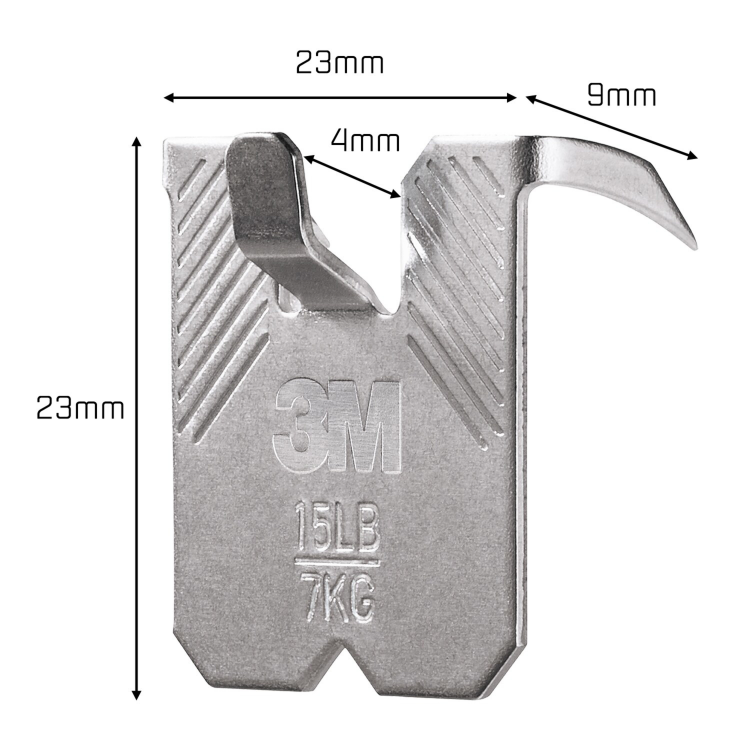3M CLAW Drywall Picture Hanger 7kg 2pk 3PH7-2UKN