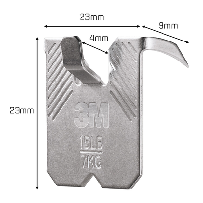 3M CLAW Drywall Picture Hanger 7kg 2pk 3PH7-2UKN