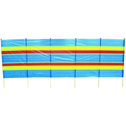 Redwood Leisure 6 Pole, 5 Section Tall Wind Break - W371xH150/120cm (Approx