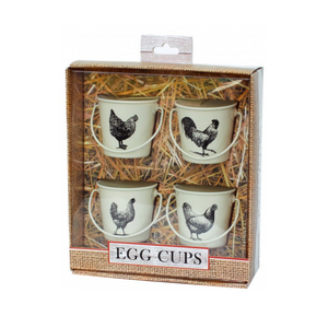 Dunlevy COQUETIERS COQ CRÈME - LOT DE 4