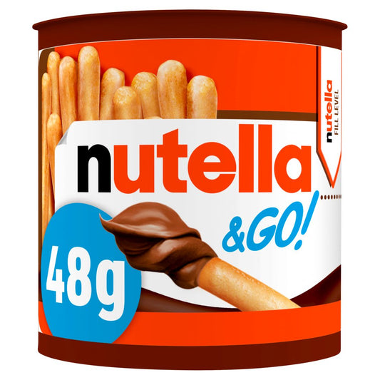 Nutella & Go! Hazelnut Chocolate Spread and Breadsticks Snack Pot 48g