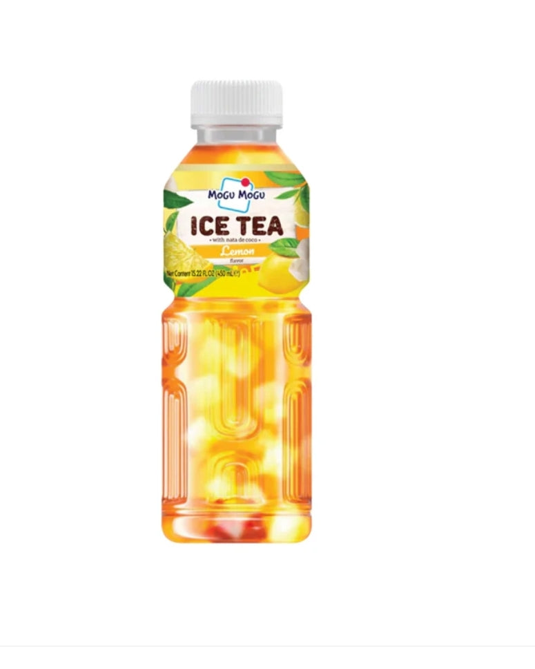 MOGU MOGU Ice Tea Lemon Flavour Drink 450ml