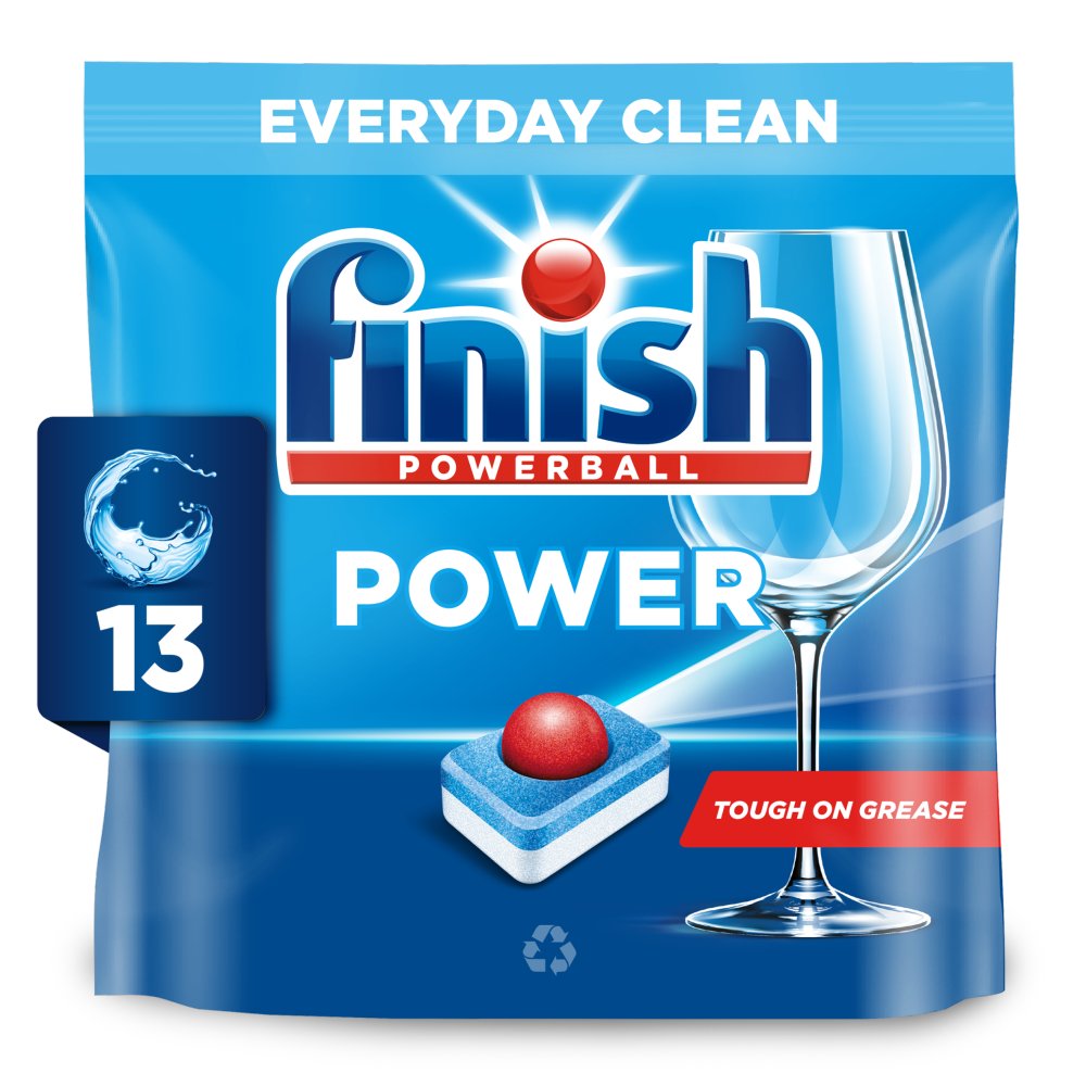 Finish Power All In One Regular Dishwasher Tablets - 13 Tabs
