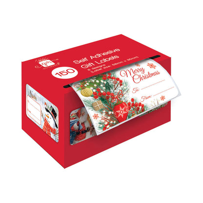 Giftmaker Christmas Sticky Tags x150