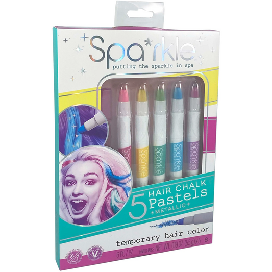 Sparkle 5 pack Hair Chalk markers - Multicolor