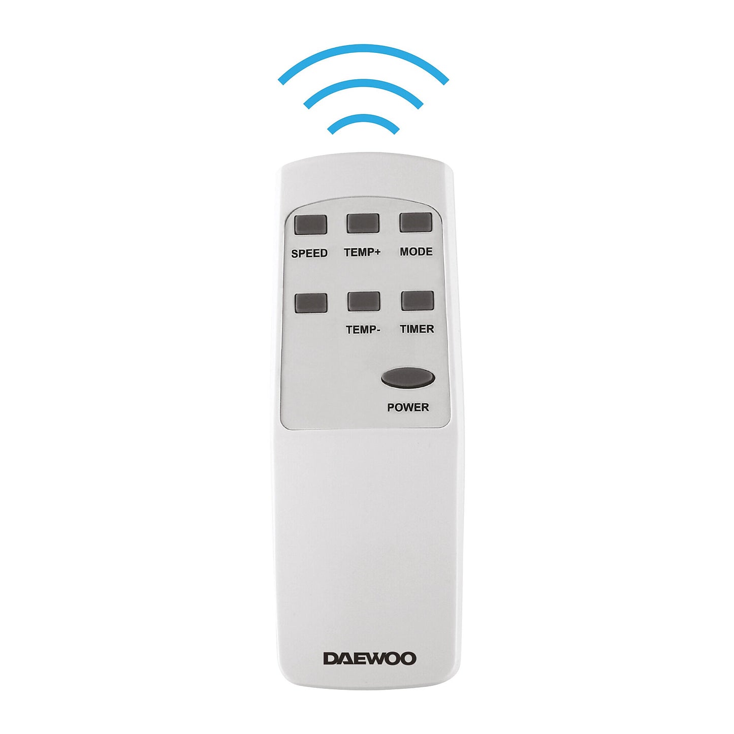 Climatiseur portable 3-en-1 Daewoo pour chambre ou bureau, unité AC 5000 BTU avec déshumidificateur et ventilateur, télécommande - Blanc