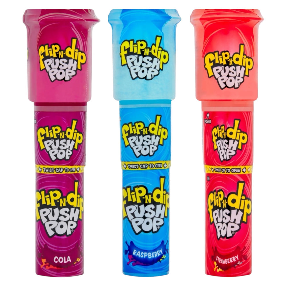 Bazooka Push Pop Flip N Dip 25g