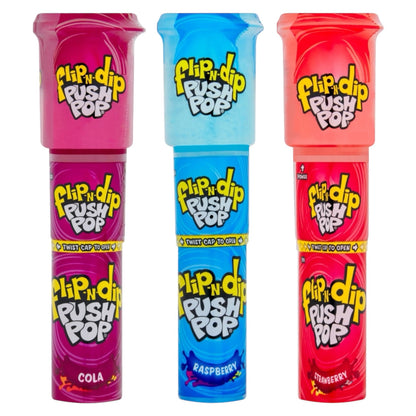 Bazooka Push Pop Flip N Dip 25g