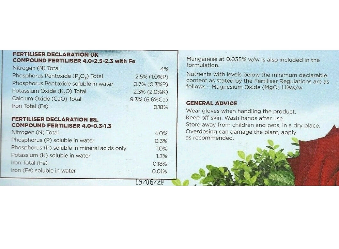 Doff Rose & Shrub Feed Plant Food Manure Enriched Fertiliser 1.5kg