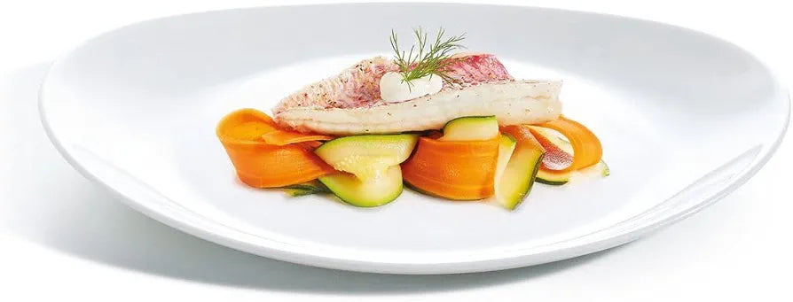 Luminarc BHL Friends Time Steak Plate, Large, White, 30 cm