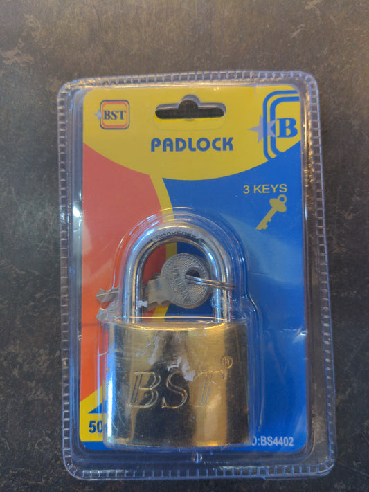 50mm  Padlock With 3 keys