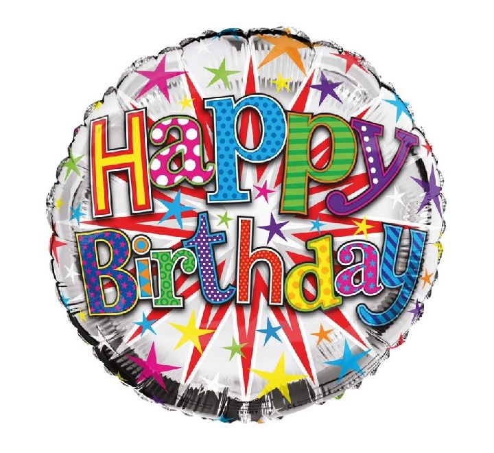18IN HAPPY BIRTHDAY FOIL BALLOON