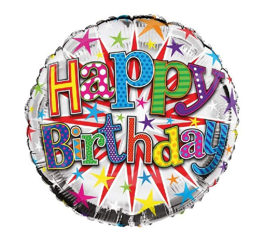 18IN HAPPY BIRTHDAY FOIL BALLOON