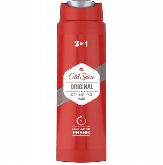 Gel douche et shampooing 3en1 Old Spice pour homme - Original - 250 ml