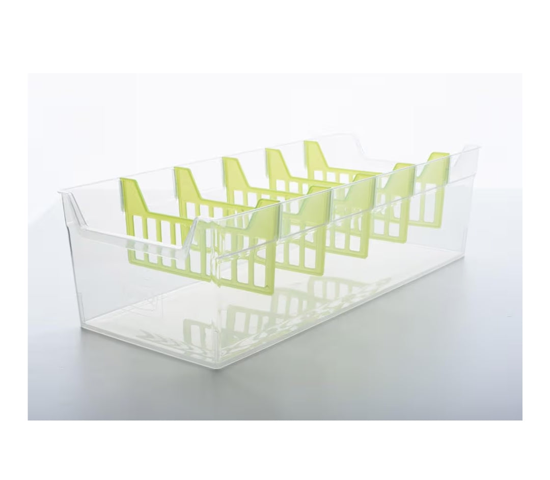 BranQ kitchen organiser, plastic, green, 30.3 x 12.8 x 8 cm