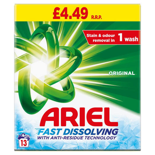 Ariel Lessive Poudre Original 715g, 13 Lavages