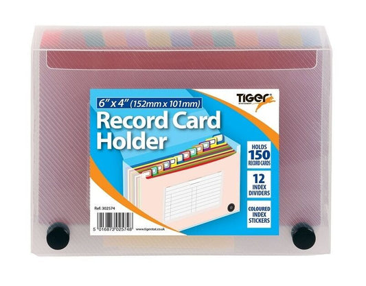 TIGER Record Card Holder 6*4" - 302574