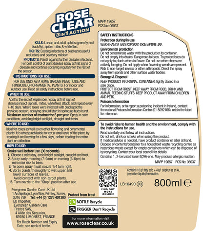 RoseClear™ 3in1 Insect spray 800ml