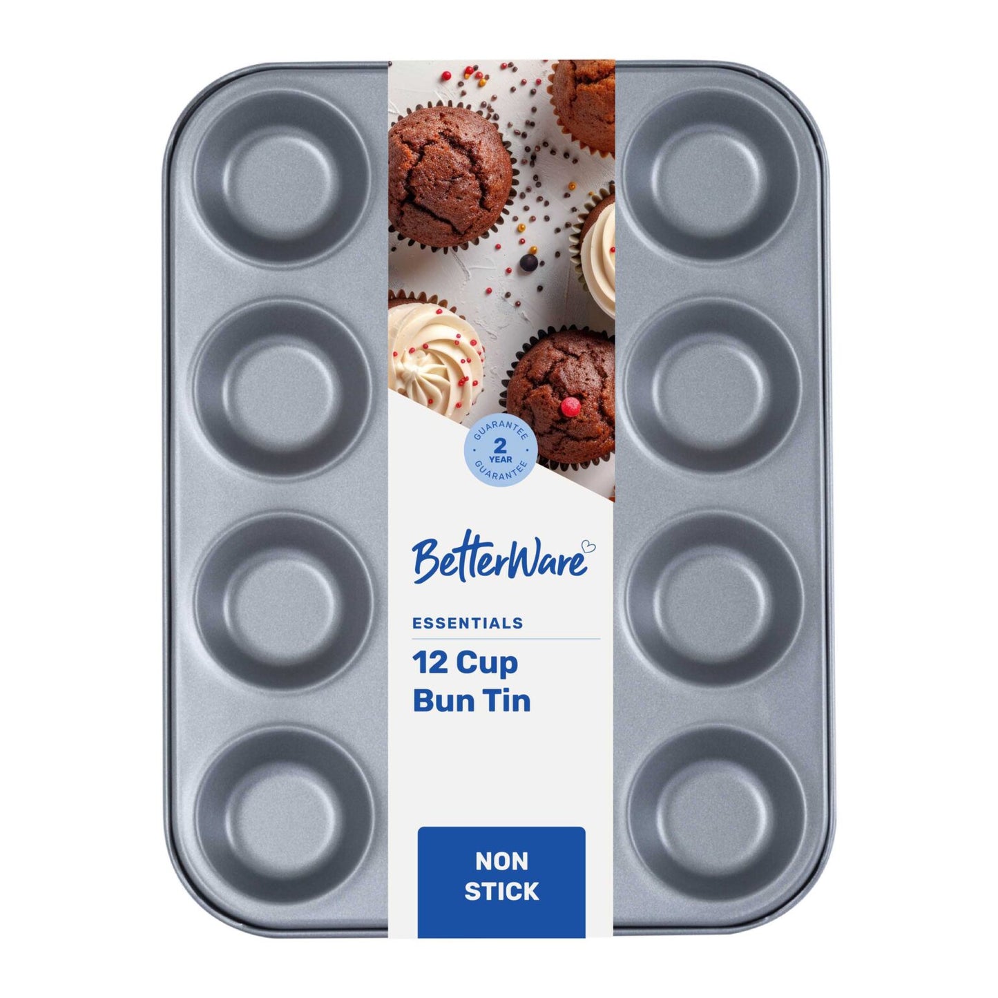 Betterware Essentials 0.29 12 Hole Bun Sheet