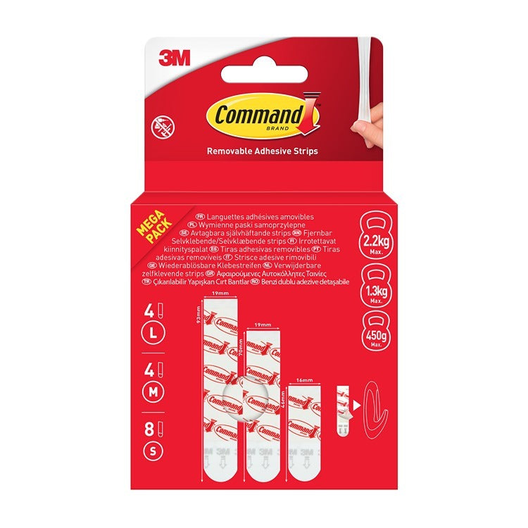Command 17200 Assorted Adhesive and Refill Strips