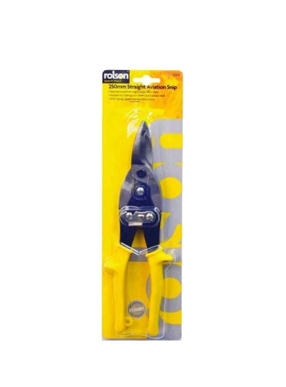 ROLSON AVIATION TIN SNIPS STRAIGHT CUT 250MM